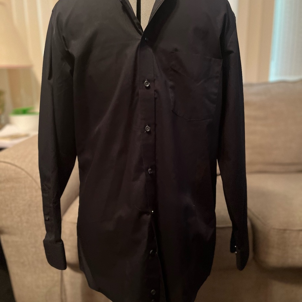 Men's Black Dress Shirt